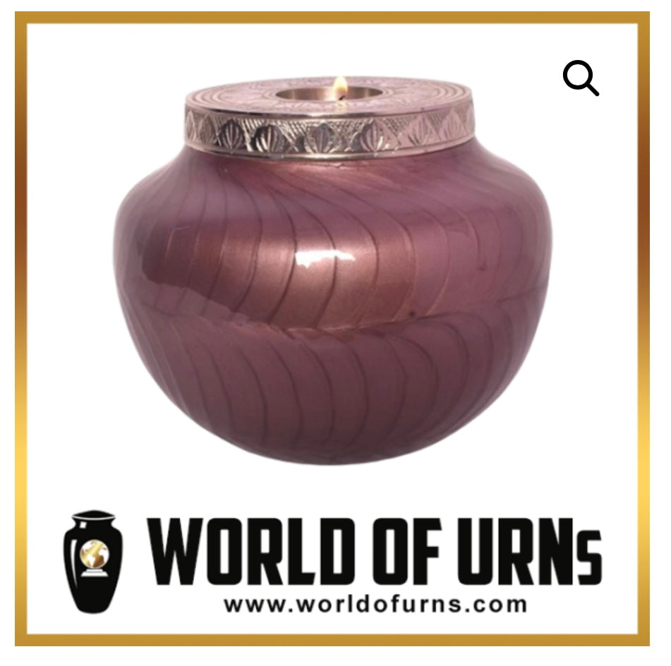 Candle Urn Brown