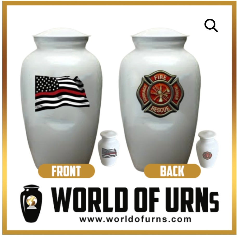 Fire Urn White