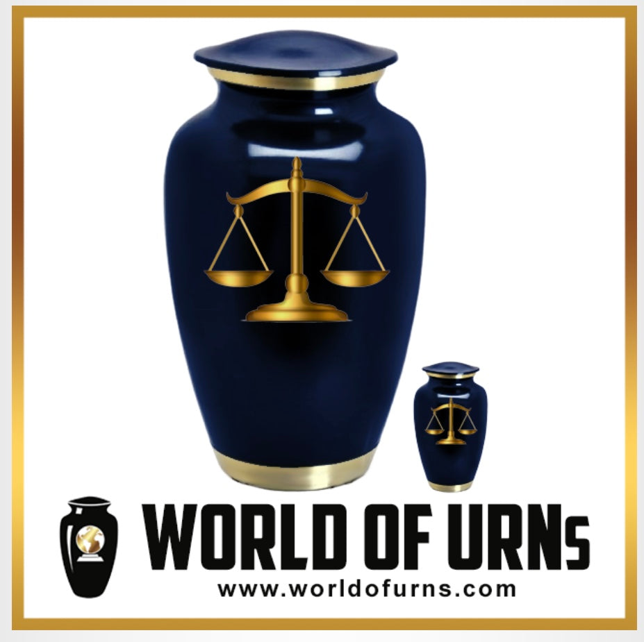 Justice Urn Navy