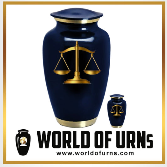 Justice Urn Navy
