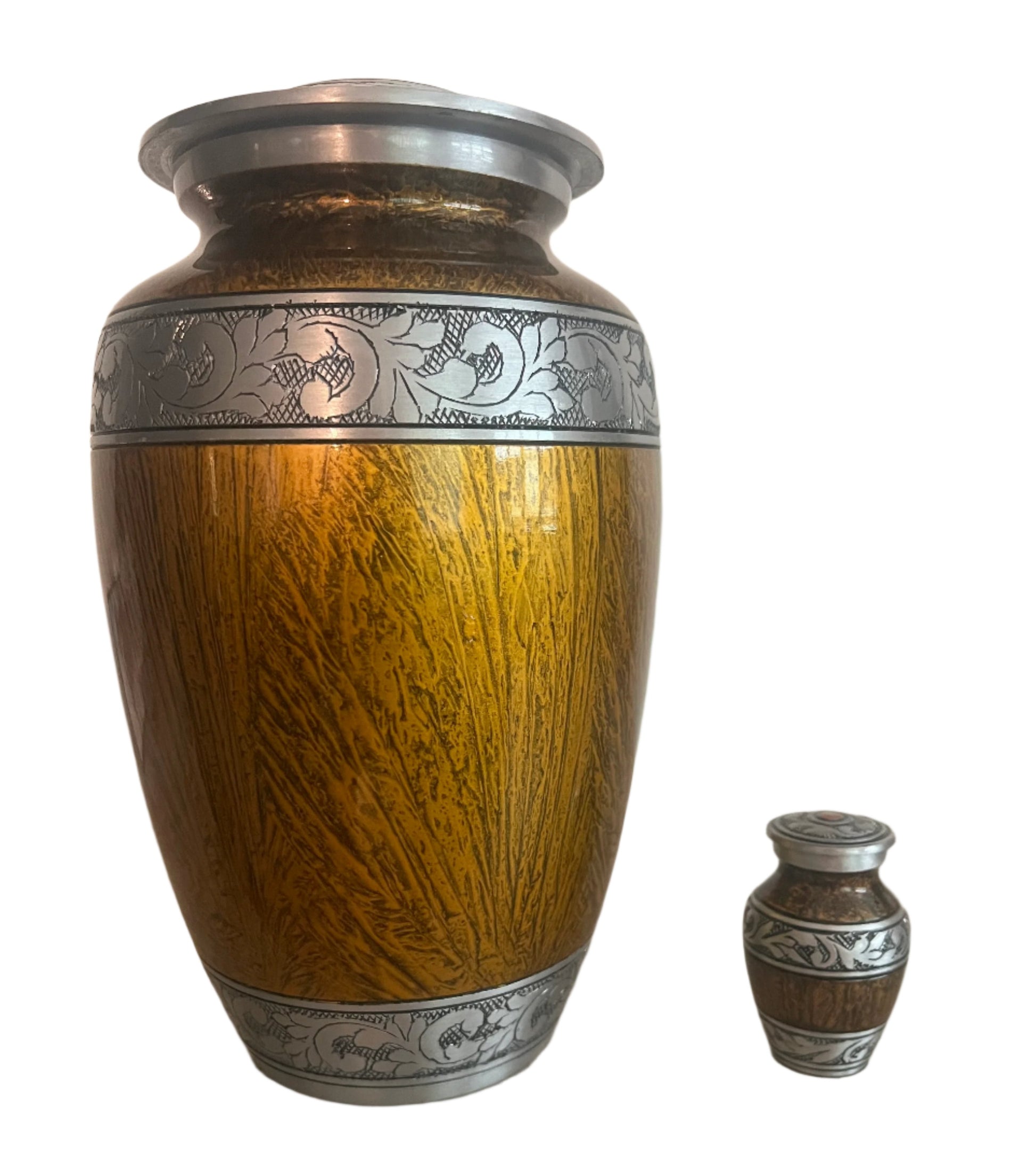 Straw Urn Gold