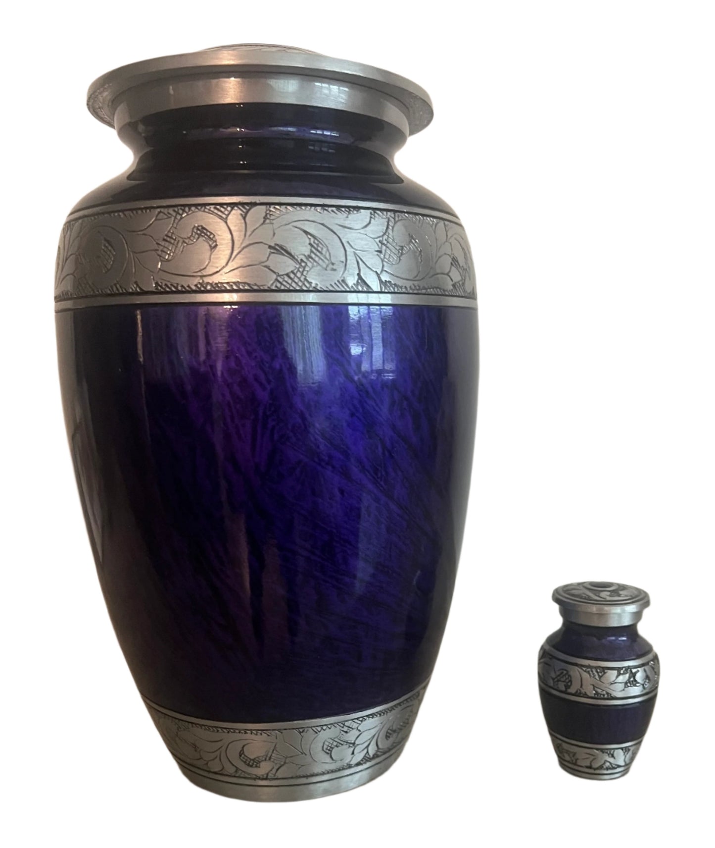 Straw Urn Purple